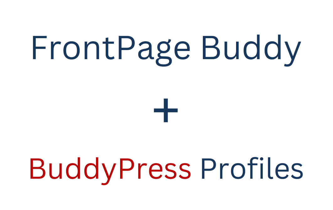 Boost Your BuddyPress Profile with FrontPage Buddy